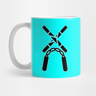 Nunchuks! The weapon of a true martial arts warrior! Mug